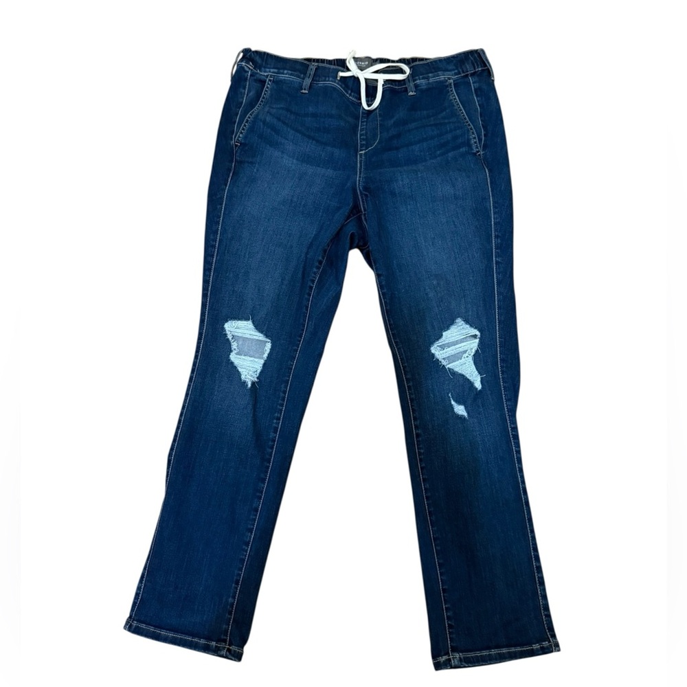 Torrid Dark Blue Straight Leg Jeans